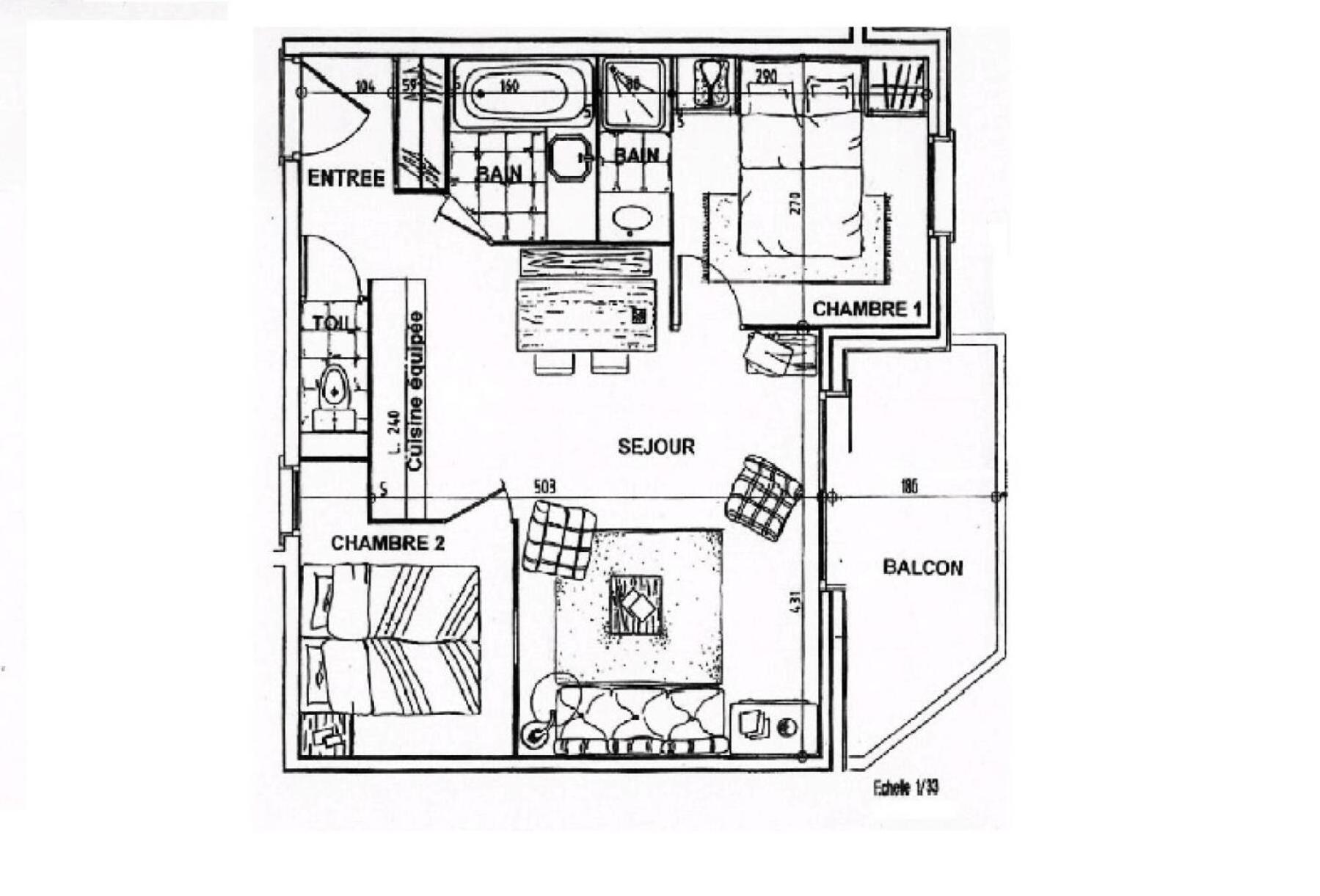 Residence Alpages De Reberty - Appartement Spacieux Et Lumineux - Proche Des Pistes - Balcon - Piscine Mae-0854 Saint-Martin-de-Belleville Eksteriør billede